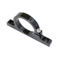 Billet Filter Bracket 50mm Dual Hole mount (Black)