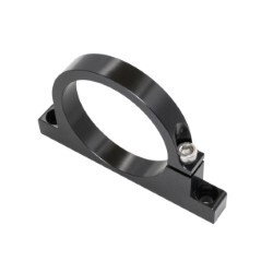 Billet Filter Bracket 60mm Dual Hole Mount (Black)