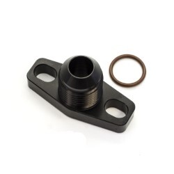 Turbo Drain Flange Fitting AN10 Male (Black) 38-44mm "GTX, G Series"