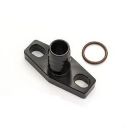 Turbo Drain Flange Fitting 5/8 Barb 38mm (Black) "GTX, G Series"