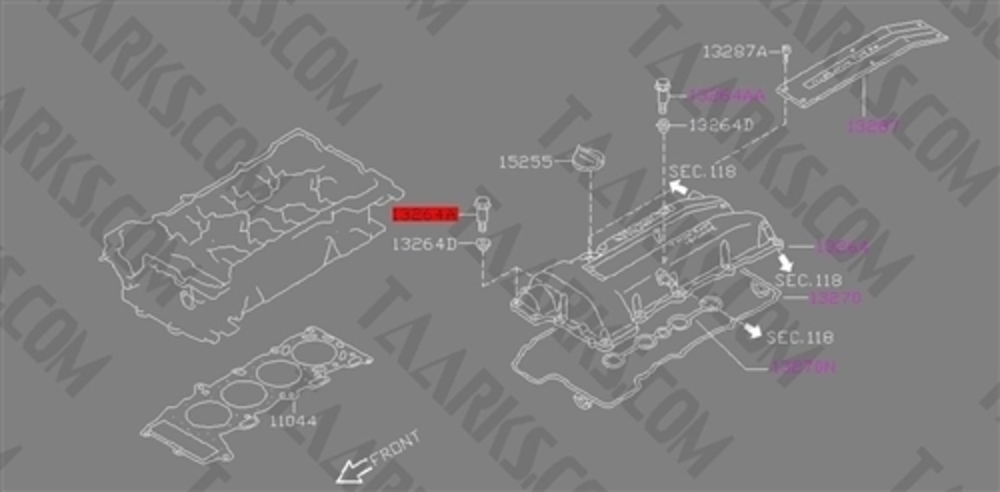 S15 Rocker Cover Genuine Nissan Rocker Cover Bolt (Outer)