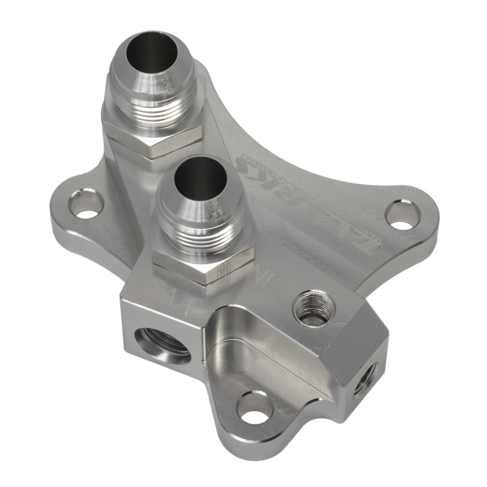 TAARKS Silver Oil Filter Block AN10 SR20 Oil Cooler Plate VVL SR20DET