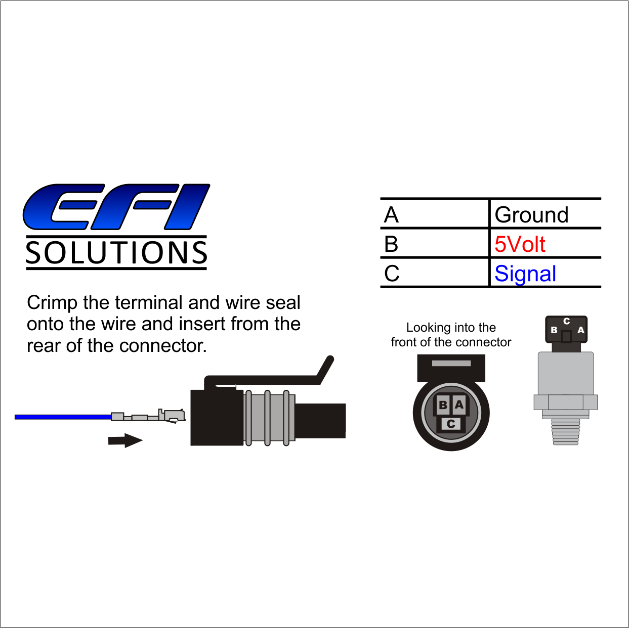 1//8NPT Thread Stainless Steel Pressure Transducer Sender Sensor 300 PSI