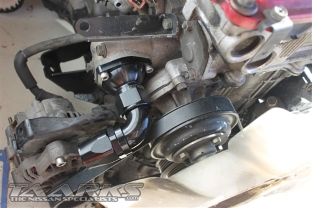 TAARKS Water In Thermostat Adapter "SR20 to AN16" SR20DET