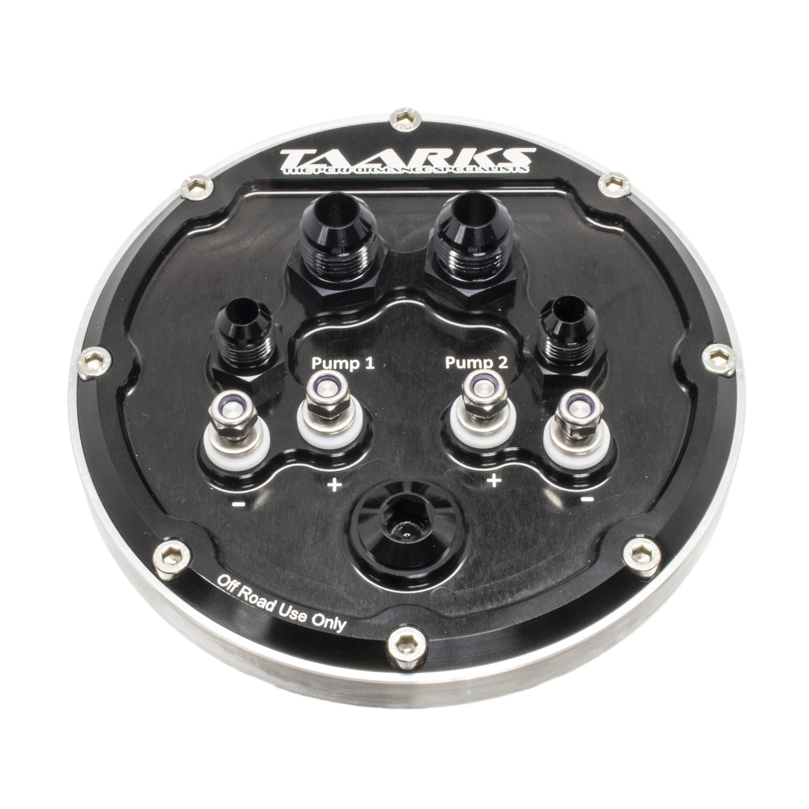 TAARKS Twin Fuel Pump Hanger "Weld in for custom aluminum or steel tank"