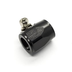 Aeroflow AF150-12BLK Hex Hose Finisher 24.95mm ID Black 31/32" ID Clamp