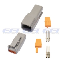 Deutsch DTM Style Connector Set "2 Pin"