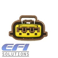 3 Pin Brown Connector Fits Some Nissan (TPS) Throttle Position Sensor & Coils - Read Notes!