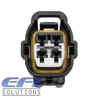 4 Pin Black Connector (Mid Guides) Fits Some Denso Oxygen Sensors - Read Notes!