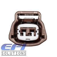 2 Pin Brown Connector Fits Some "Nissan IAC" - Read Notes!