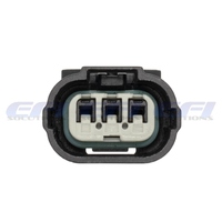 3 Pin Black (Mid Guides) Connector Common To "Denso Sensors" - Read Notes!