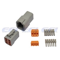 Deutsch DTP Style Connector Set "6 Pin" - Read Notes!