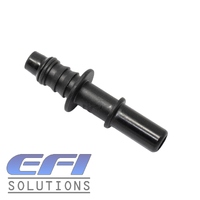 EFI Plastic Fuel Fitting Straight Male 3/8 Tube To Male 3/8 Barb