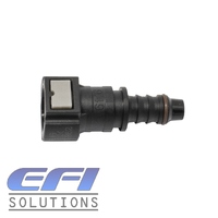 EFI Plastic Fuel Fitting Straight Female 3/8 ID Tube To Male 3/8 Barb