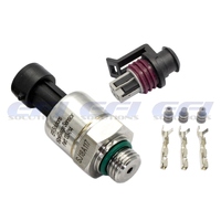 Stainless Steel Pressure Sensor 150Psi AN6 ORB Thread (0 to 150 Psi) with Connector
