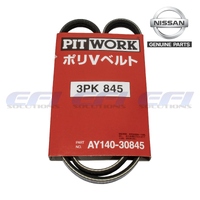 Power Steering Belt (RB20 / RB25) "A31, C32, C33, C34, C35, R31, R32, R33, WC34, Z31" 3PK845