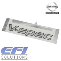 Boot Trunk Badge / Emblem (V-SPEC) "R34 - GTR"