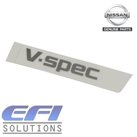 Boot Trunk Badge / Emblem (V-SPEC) "R33 - GTR"