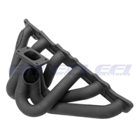 6Boost Manifold RB20, RB25, RB26 T2 High Mount Open Flange External Gate