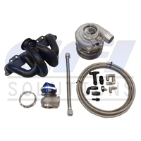 Turbo Kit (SR20) Garrett G-Series G35-900 "0.61 A/R V-Band Turbine", 6Boost Manifold, 14psi Turbosmart GenV 45mm Blue Wastegate