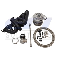 Turbo Kit (RB20, RB25) Garrett G25-550, 6Boost Manifold, 14psi Turbosmart GenV Wastegate