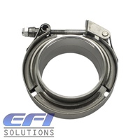 V-Band 2.5 Inch Male Female Flange With Quick Release Clamp "Stainless Steel"