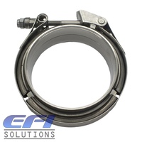 V-Band 4 Inch Male Female Flange With Quick Release Clamp "Stainless Steel"