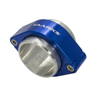 Quick Release Intercooler Pipe Clamshell Weld On Clamp "2.5 Inch" (Blue)