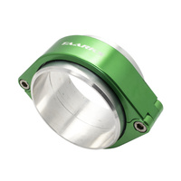 Quick Release Intercooler Pipe Clamshell Weld On Clamp "3.5 Inch" (Green)