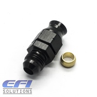 Hardline End 5/16 Tube To Male AN6 (Black)