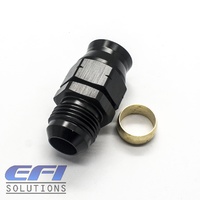 Hardline End 5/8 Tube To Male AN10 (Black)