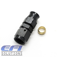 Hardline End 3/8 Tube To Female AN6 (Black)