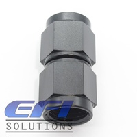 Straight Female Coupler AN6 (Black)