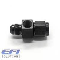 Straight Female to Male Flare With Metric M10 x 1.0 Port AN6 (Black)
