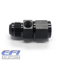Straight Female to Male Flare With Metric M10 x 1.0 Port AN10 (Black)