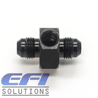 Straight Male to Male Flare With Metric M10 x 1.0 Port AN6 (Black)