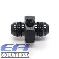 Straight Male to Male Flare With Metric M10 x 1.0 Port AN8 (Black)