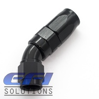 45º Degree Full Flow Hose End AN4 (Black)