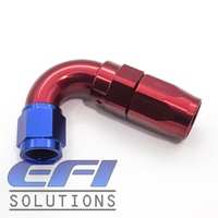 120º Degree Full Flow Hose End AN4