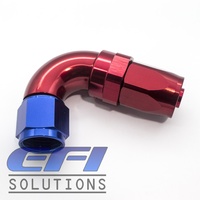 120º Degree Full Flow Hose End AN8