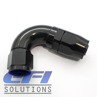 120º Degree Full Flow Hose End AN10 (Black)