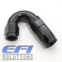 150º Degree Full Flow Hose End AN4 (Black)