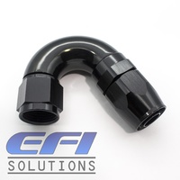 150º Degree Full Flow Hose End AN10 (Black)