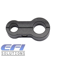 Billet Stepped Dual Hose Separators  (7.9mm ID And 11.1mm ID) (Black)