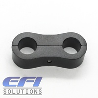 Billet Dual Hose Separators AN4 PTFE Hose (Black) (7.9mm ID)