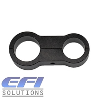 Billet Stepped Dual Hose Separators  (13.5mm ID And 15.9mm ID)(Black)