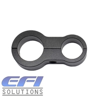 Billet Stepped Dual Hose Separators  (15.9mm ID And 19.1mm ID)(Black)