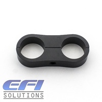 Billet Dual Hose Separators AN12 Braid Hose (Black) (23.8mm ID)