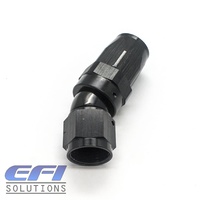 30º Degree Full Flow Hose End AN8 (Black)