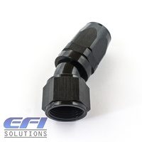 30º Degree Full Flow Hose End AN12 (Black)